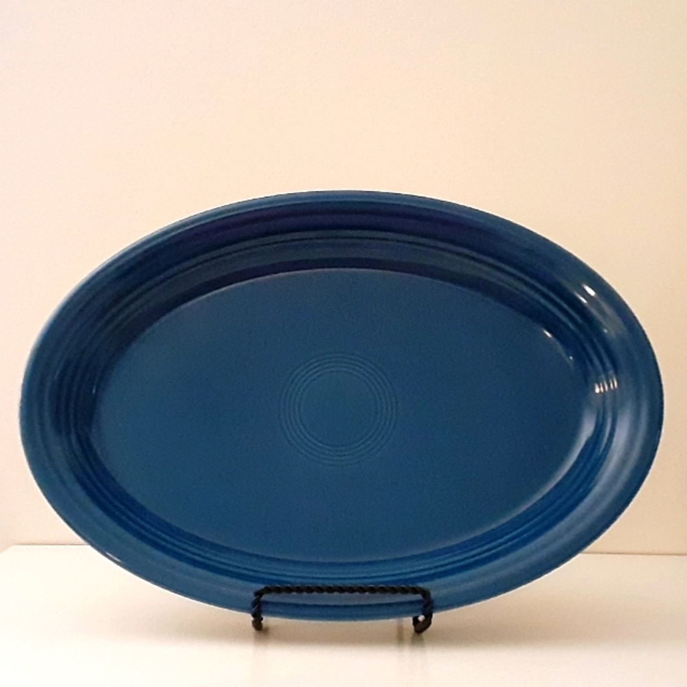 Fiesta Oval Platter in Blue